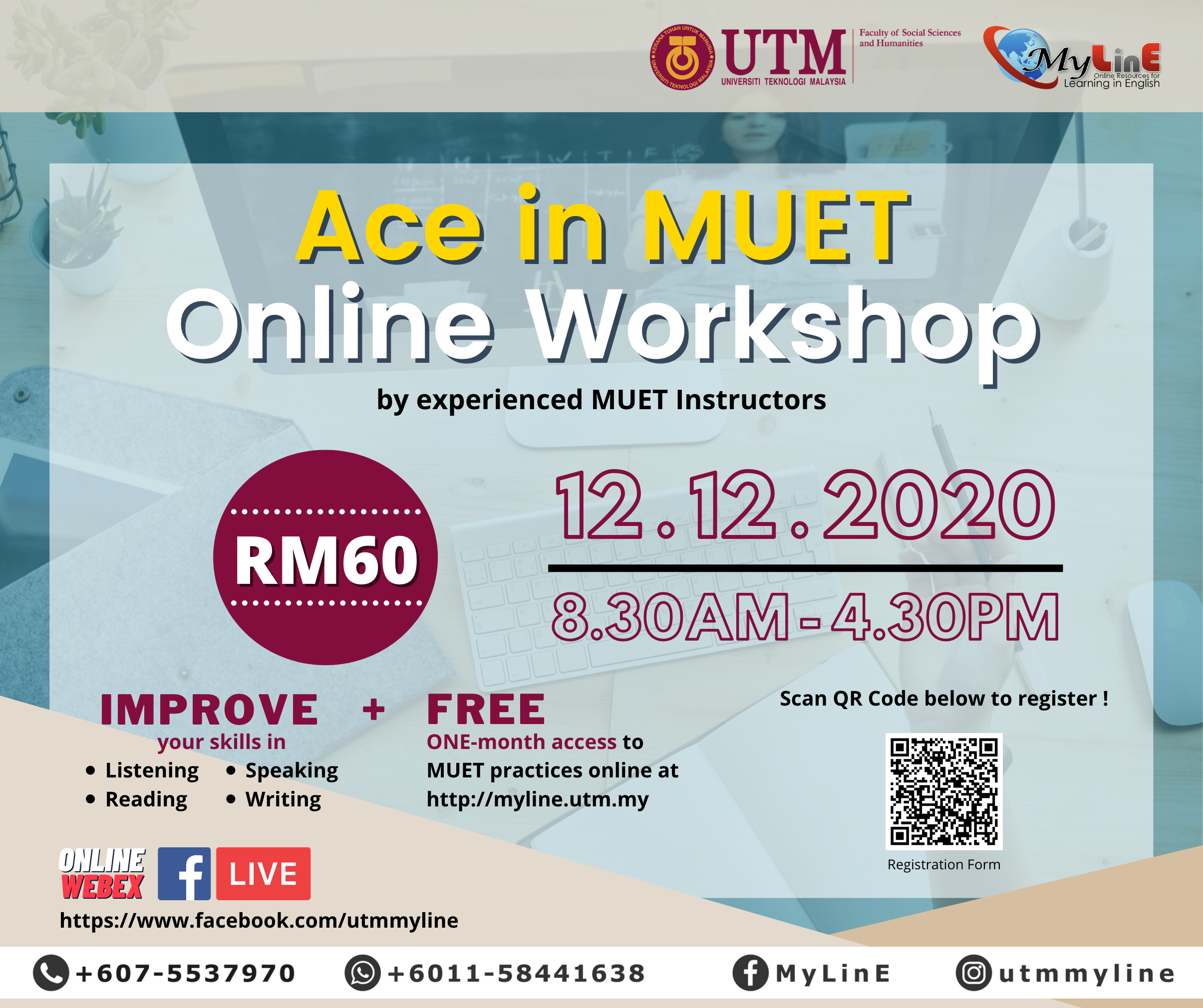 Ace in MUET Online Workshop