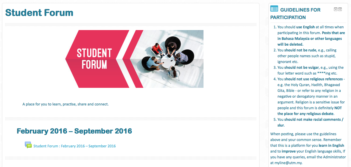 Student Forum