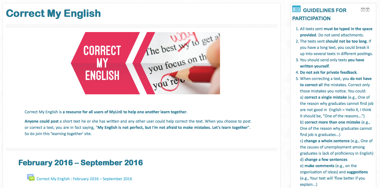 Correct My English